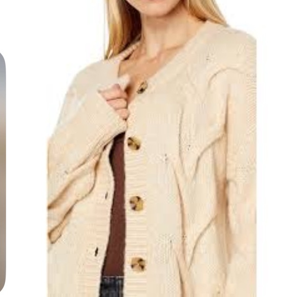 Madewell Aviva Cable Knit Cardigan Sweater $118 - Picture 2 of 12